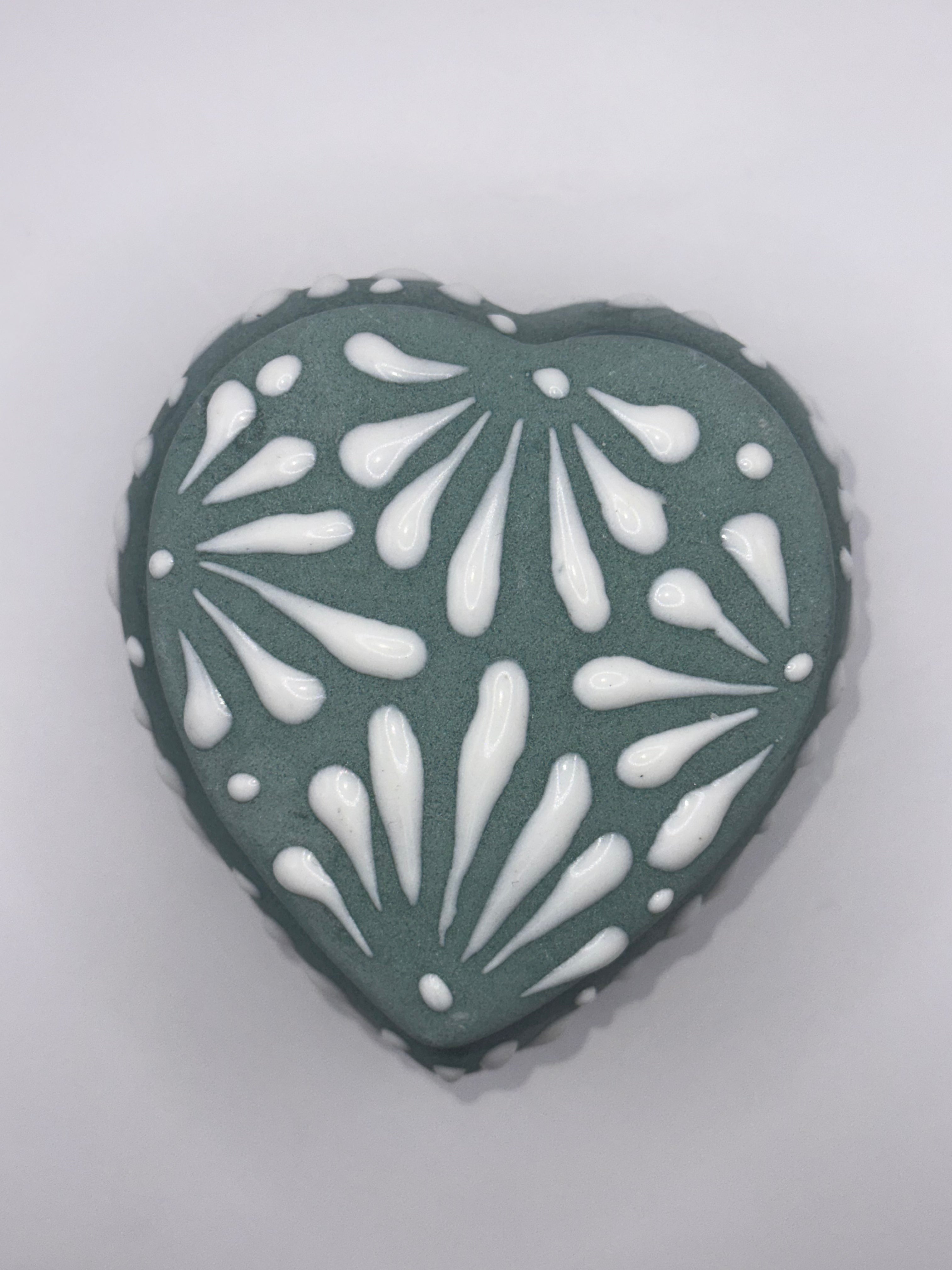 Talavera Heart Shaped Jewelry Box